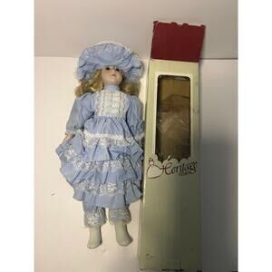 Heritage Collector Vintage Porcelain Doll Wind up Musical doll